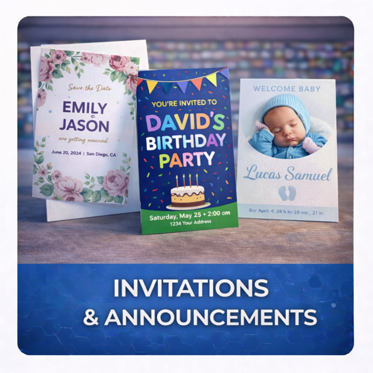 Invitations & Announcements