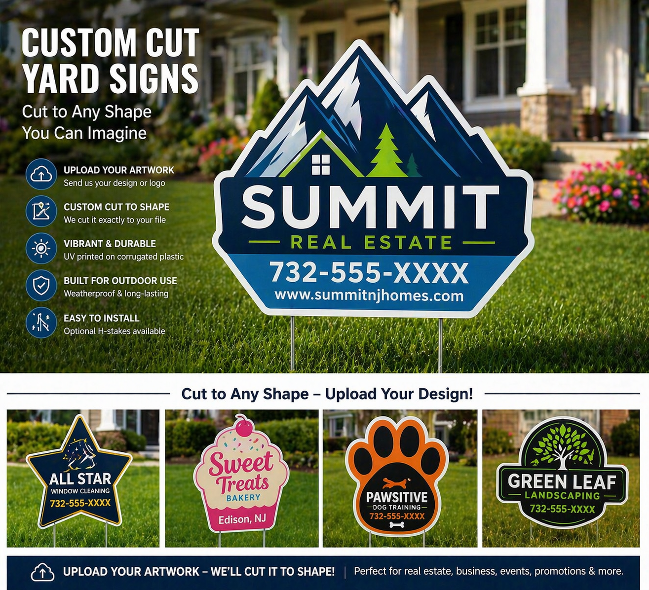 Rectangle Yard Signs