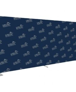 15 ft Fabric Stretch Display Backdrop – Step & Repeat, Trade Show, Pillowcase Graphic, Easy Setup