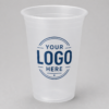 Custom Frosted Plastic Cups 16oz – 1-Color Printing