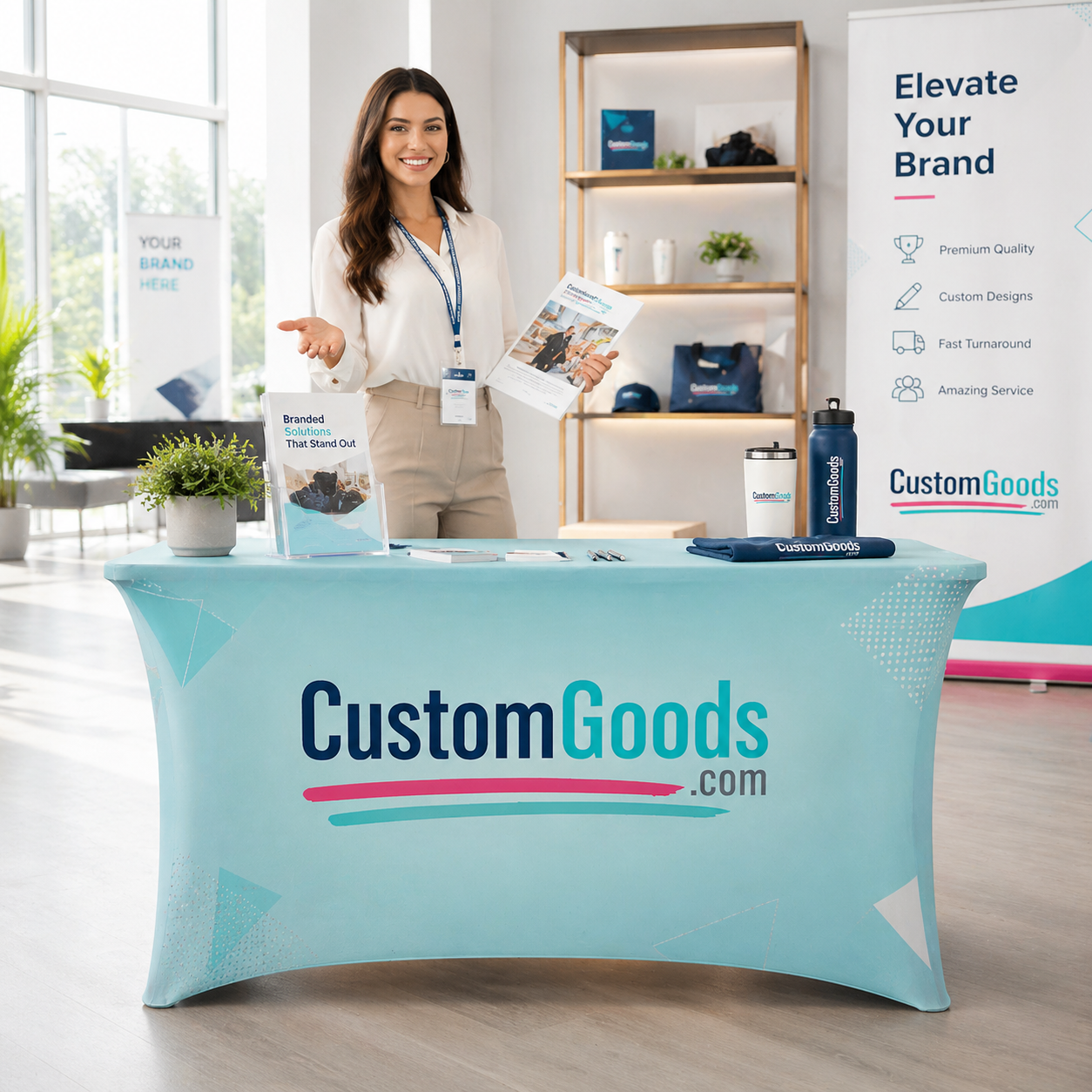 Stretch Table Cover - Image 2
