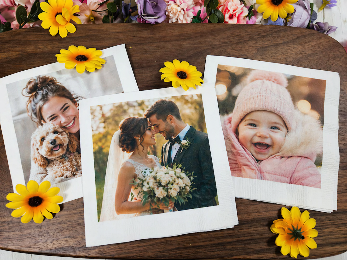 Custom Photo Napkins - Image 3