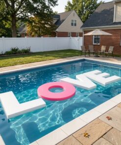 Custom Hard Styrofoam Letters – 1" Thick Wall Décor & Floating Pool Letters