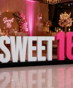6 inch,  Custom Giant Letters – Indoor Freestanding Display