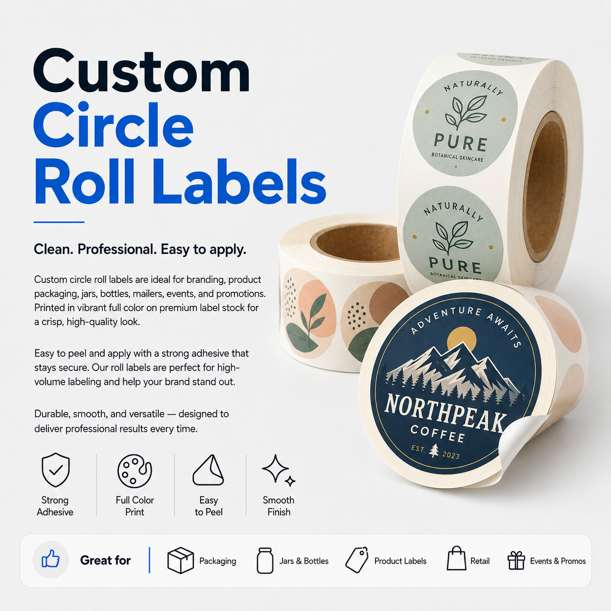 Circle Roll labels - Image 3