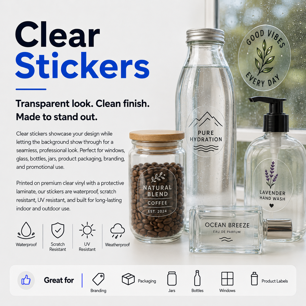 Clear stickers - Image 2