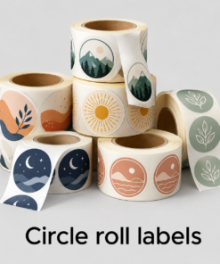 Custom Circle Roll Labels