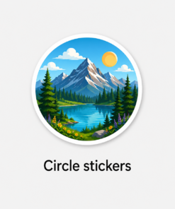 Circle stickers