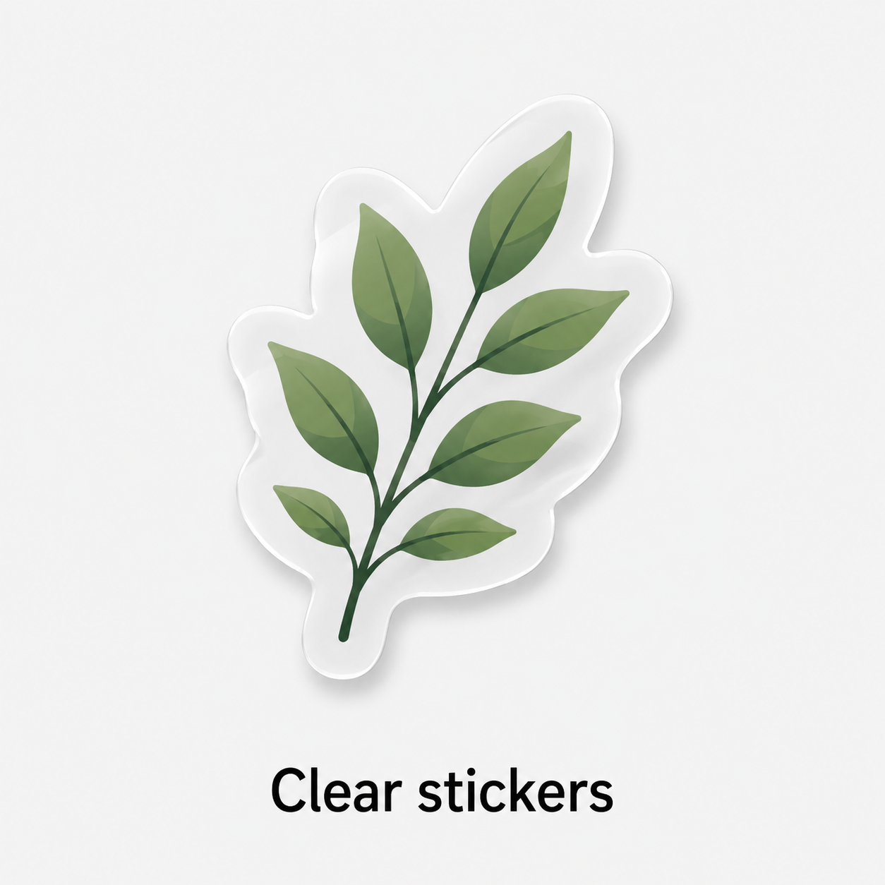 Clear stickers