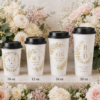 Custom Paper Cups – 1-Color Metallic Printing