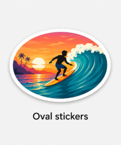 Oval Stickers