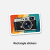 Rectangle stickers