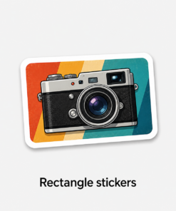 Rectangle stickers