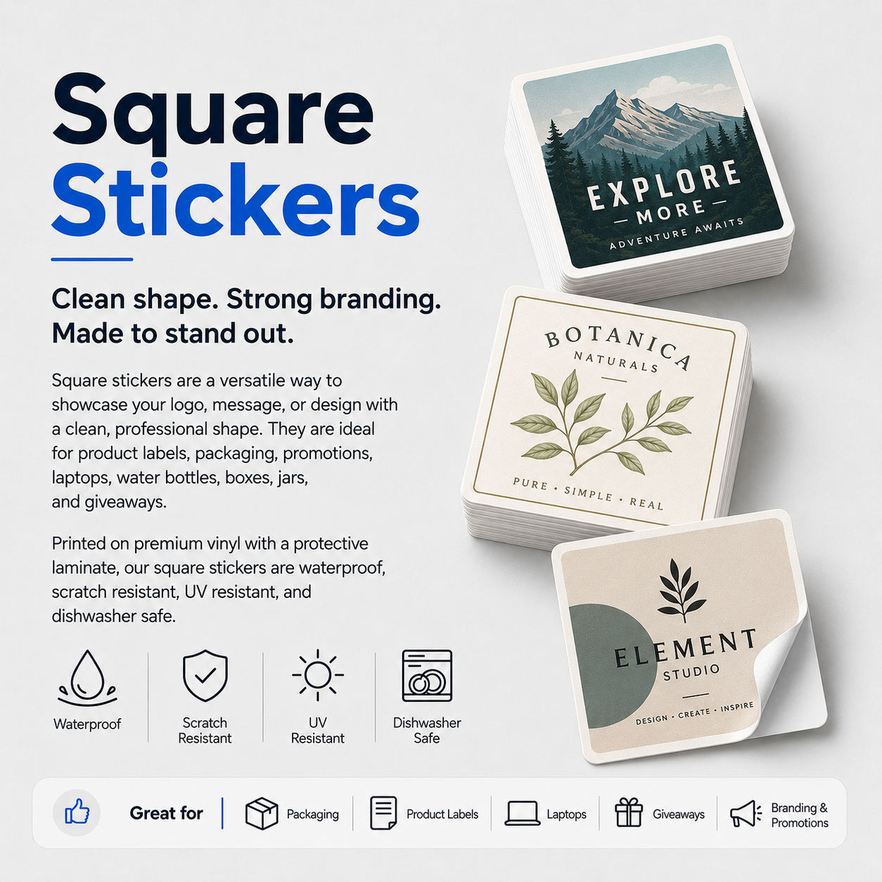 Square stickers - Image 2