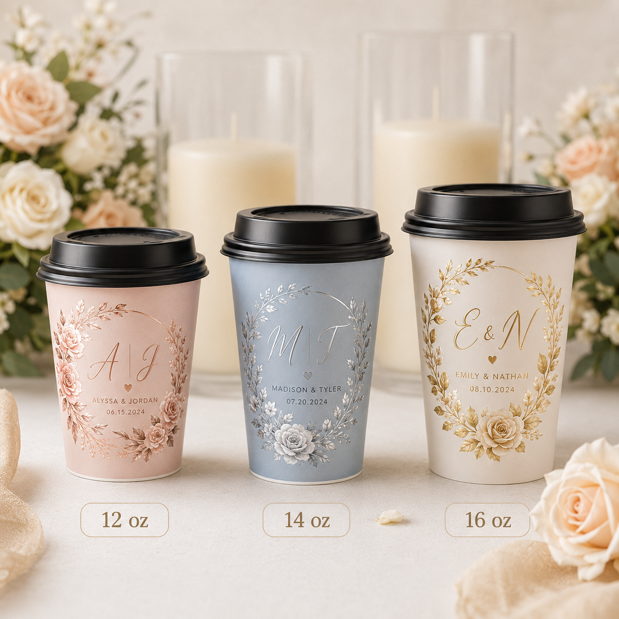 Custom Paper Cups – 1-Color Metallic Printing - Image 4